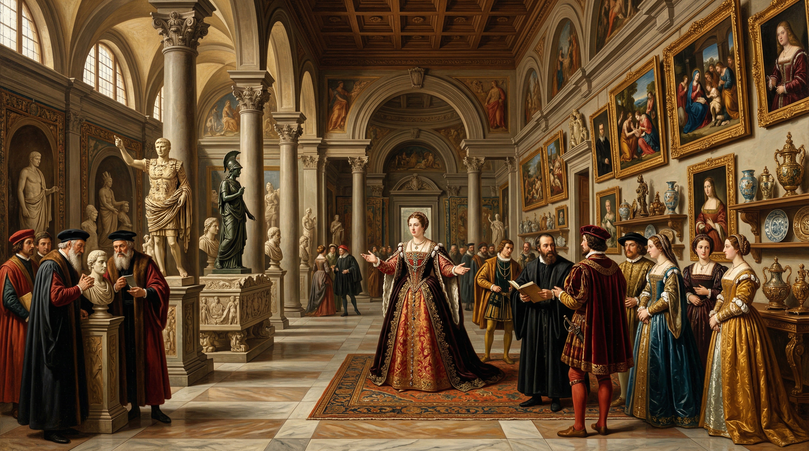 르네상스 최초의 고대·현대 비교 전시